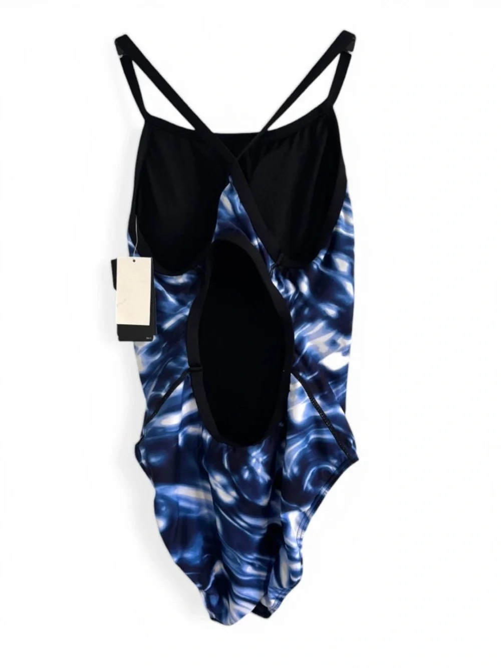 NWT TYR Durafast Elite Diamondfit Controlfit 1 PC Swimsuit, Met Blue, 10 - Picture 6 of 9